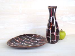 Keramik Vase Schale Vide Poche Vintage Mid Centurv Jasba ?