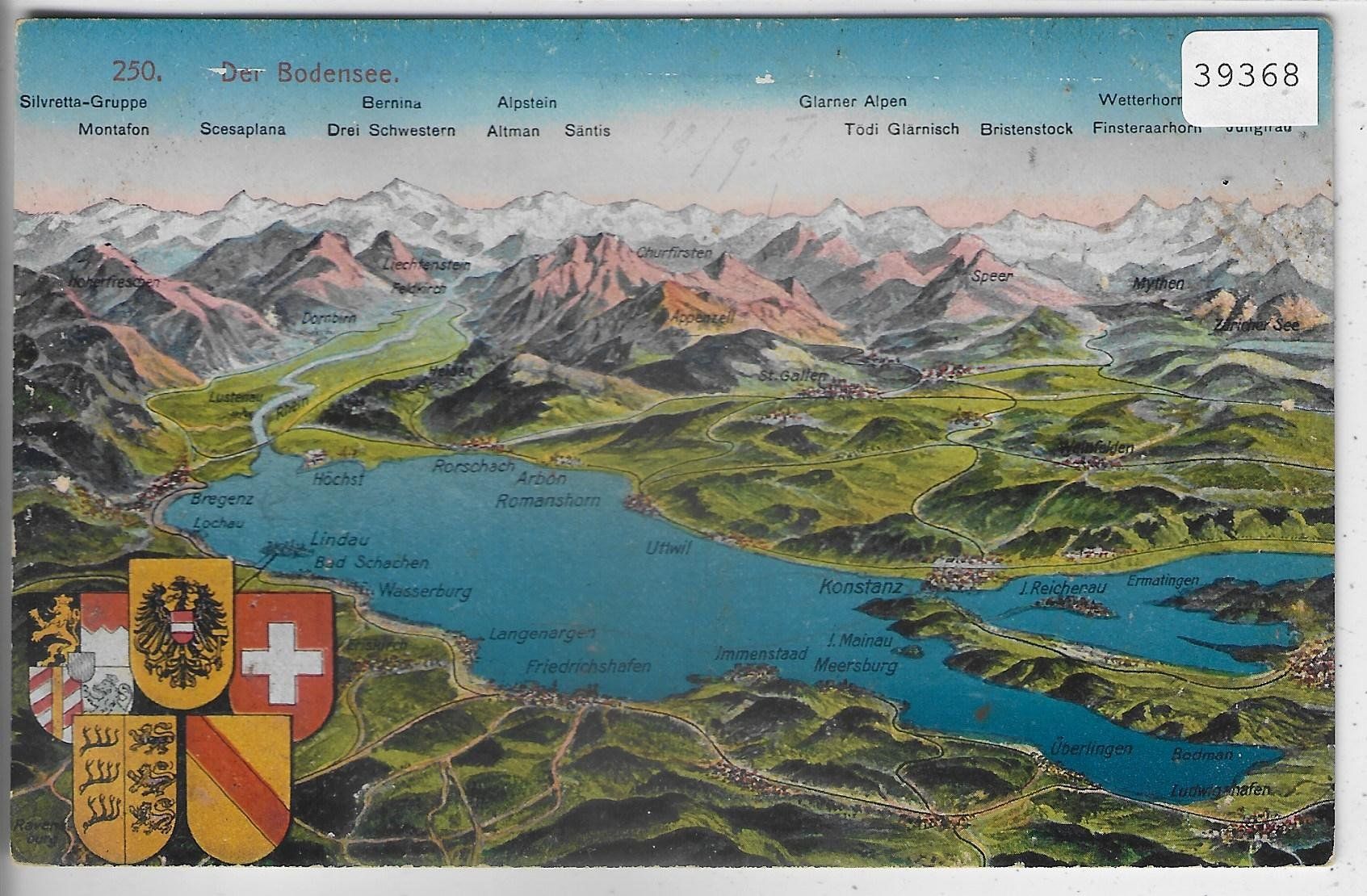 Ansichtskarten: Bodensee - Panorama – Gebraucht aus Ettingen von Kartenplanet