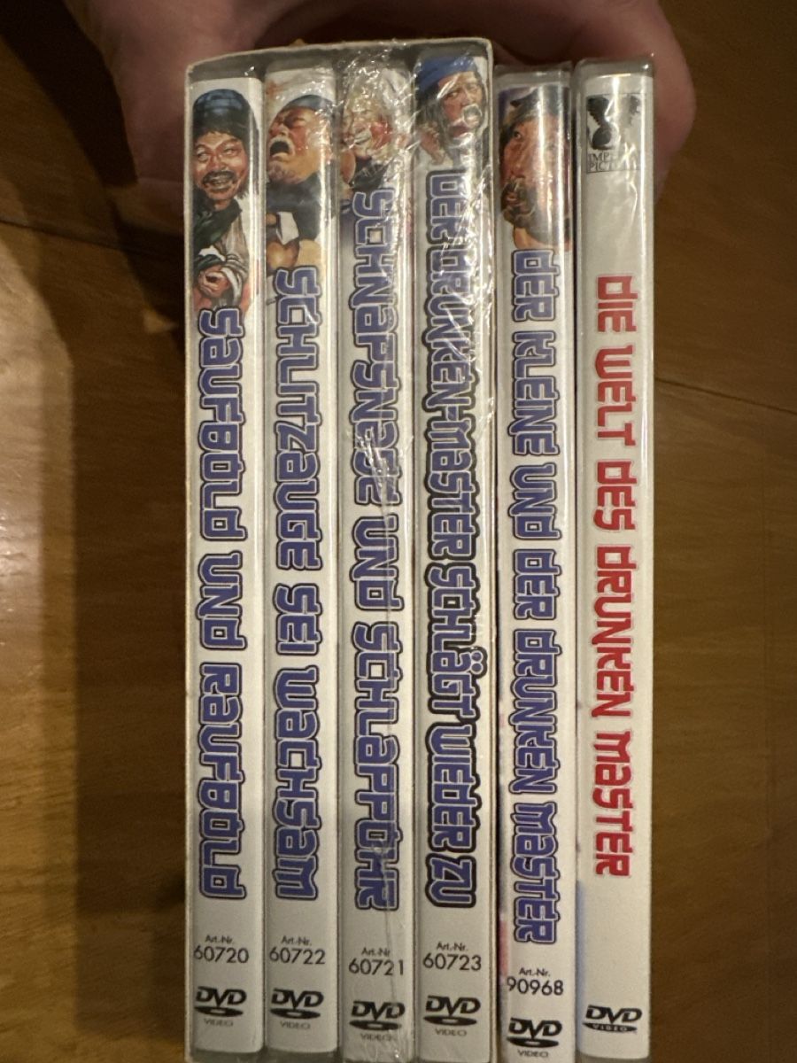 Tutti i DVDs: Drunken Master das Original 6 DVD Box Set neu – Nuovo e nell'imballaggio originale da Benken ZH venduto da Audi-erich 1