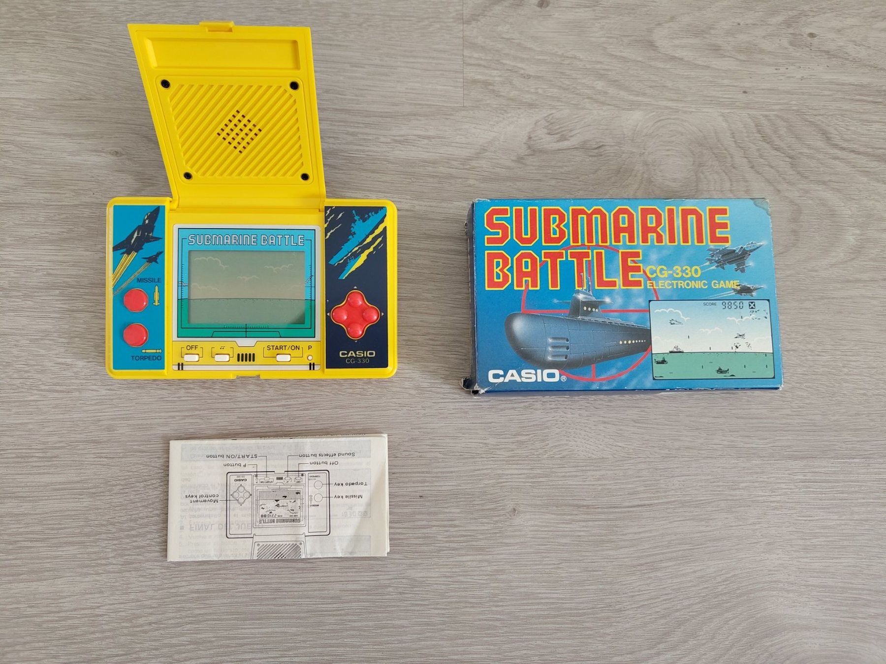 Casio Console: LCD Game Casio Submarine Battle CG-330 – Usato da Schachen LU venduto da retrogamer 1