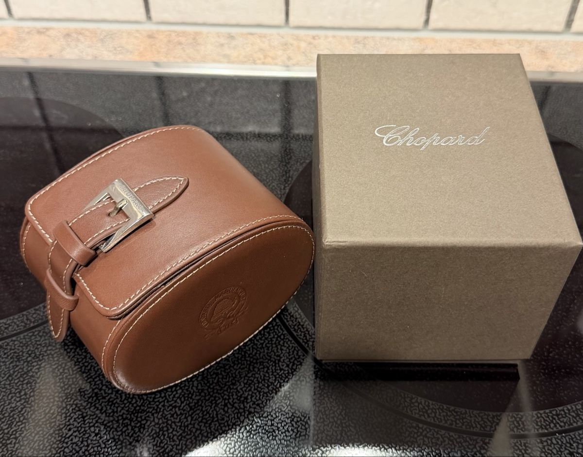 Chopard Scatole porta orologi: Chopard Box - Uhrenbox neu - Reise Etui – Nuovo (secondo la descrizione) da Thayngen venduto da Budro