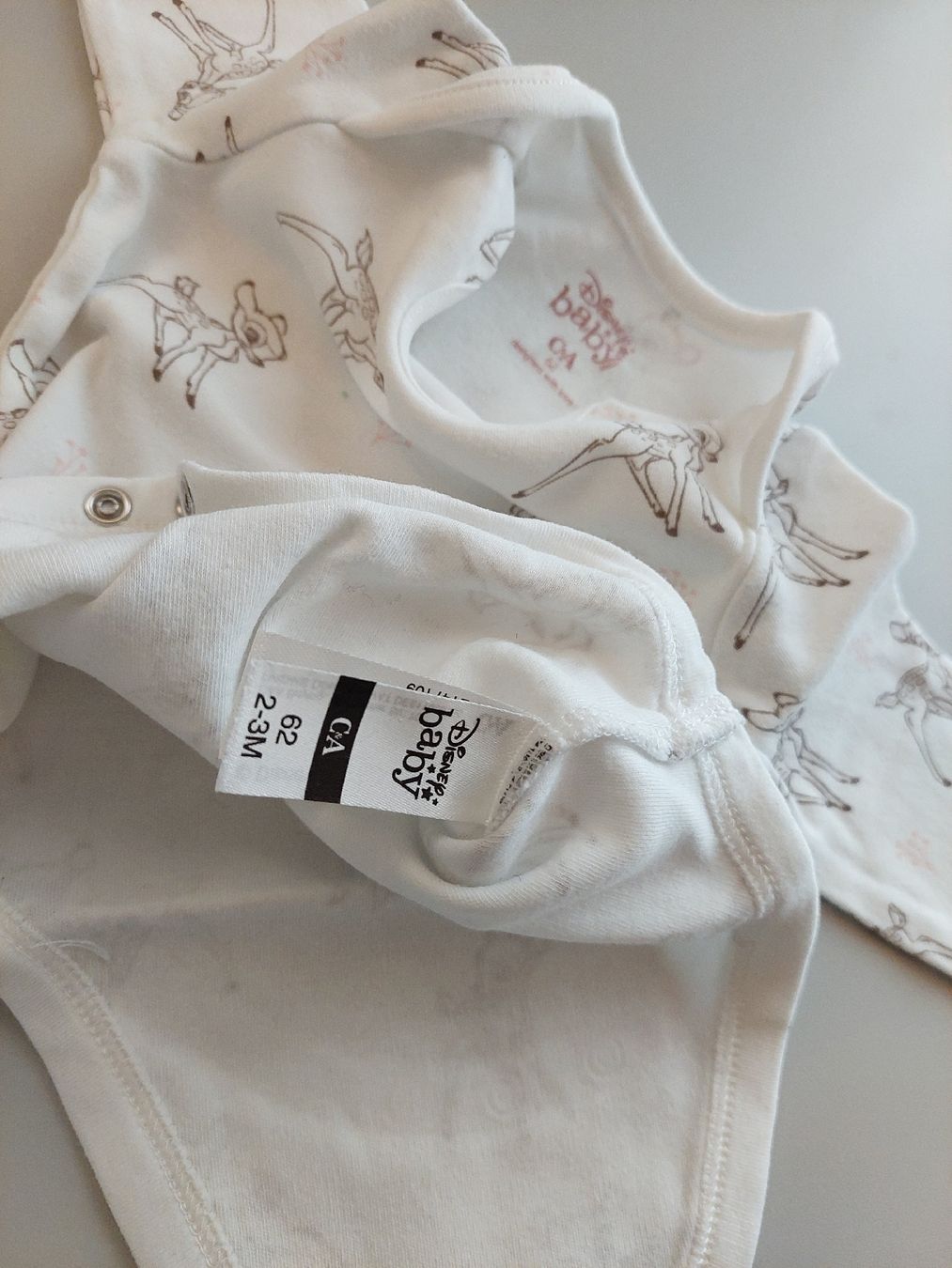C&A Biancheria intima: Body langarm, Bambi, Grösse 62, Disney, C&A – Usato da Aeschi b. Spiez venduto da Corin1234 1