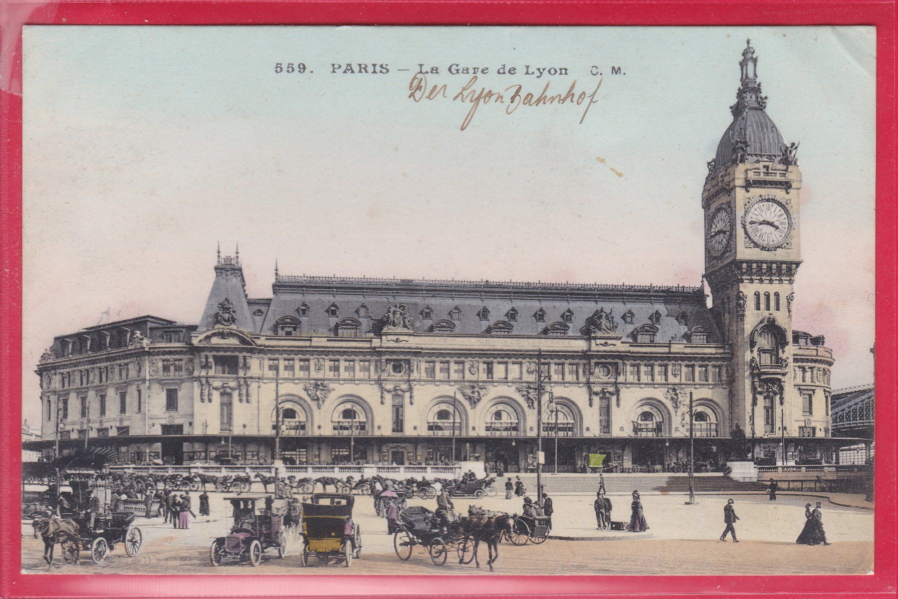Cartoline postali: PARIS - LA GARE DE LYON – Usato da Oberrieden venduto da Gebirgsstelze