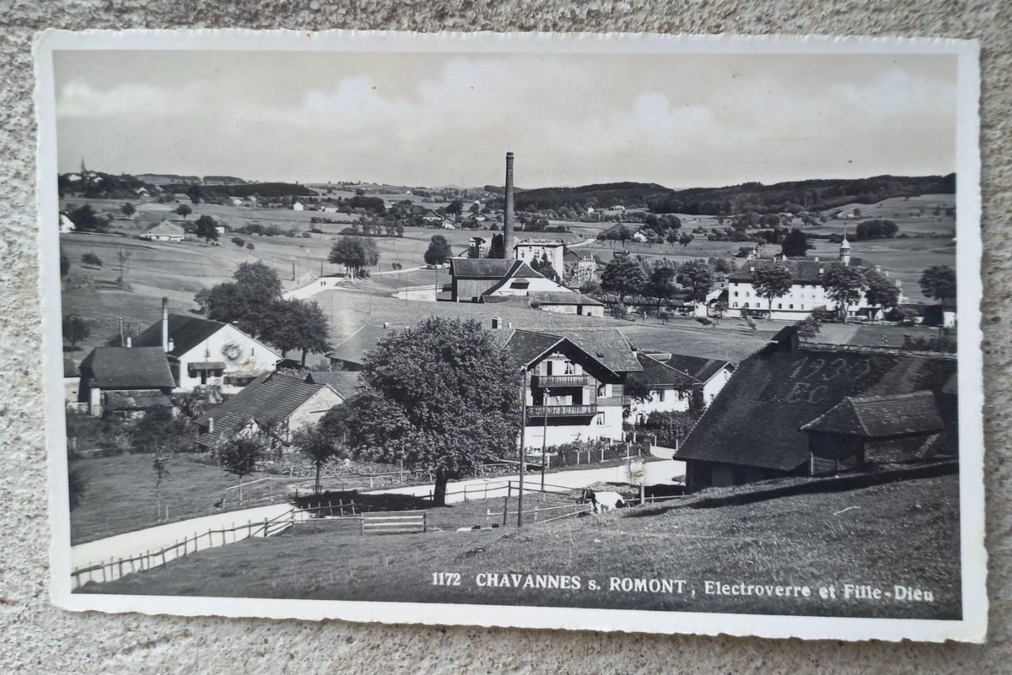 Ansichtskarten: AK Chavannes sur Romont – Gebraucht aus Burgdorf von glasrabe01