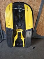 Rodel Bob mit Lenkrad schwarz gelb