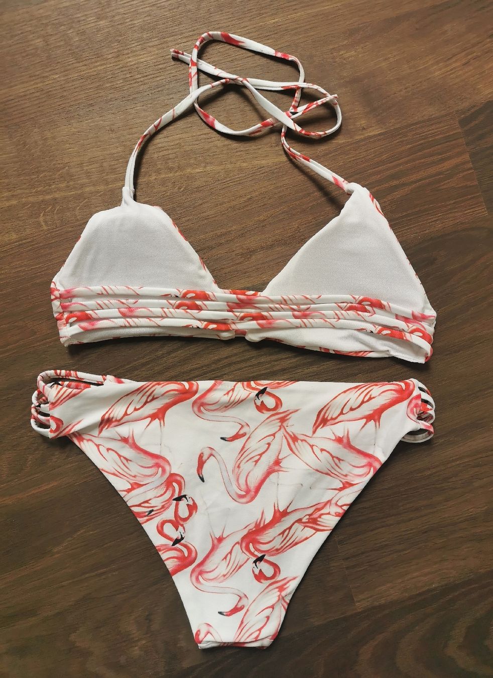 Badekleider & Bikinis: Bikini mit Flamingo Muster, Grösse XS/S – Neu (gemäss Beschreibung) aus Obergerlafingen von Sigus 1