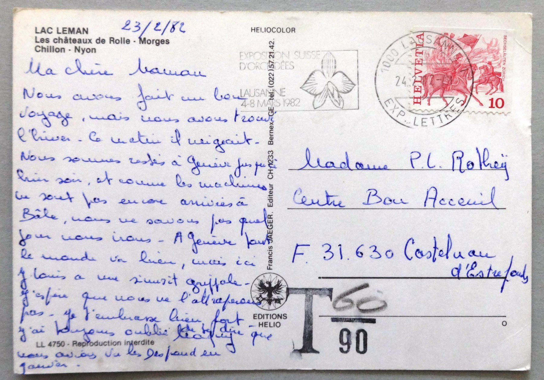 Cartoline postali: Les châteaux de la côte – Usato da Fétigny venduto da Billy2miny 1