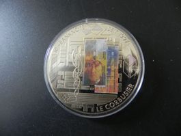 Grosse Medaille 10 Franken Banknote Erstausgabe 1997