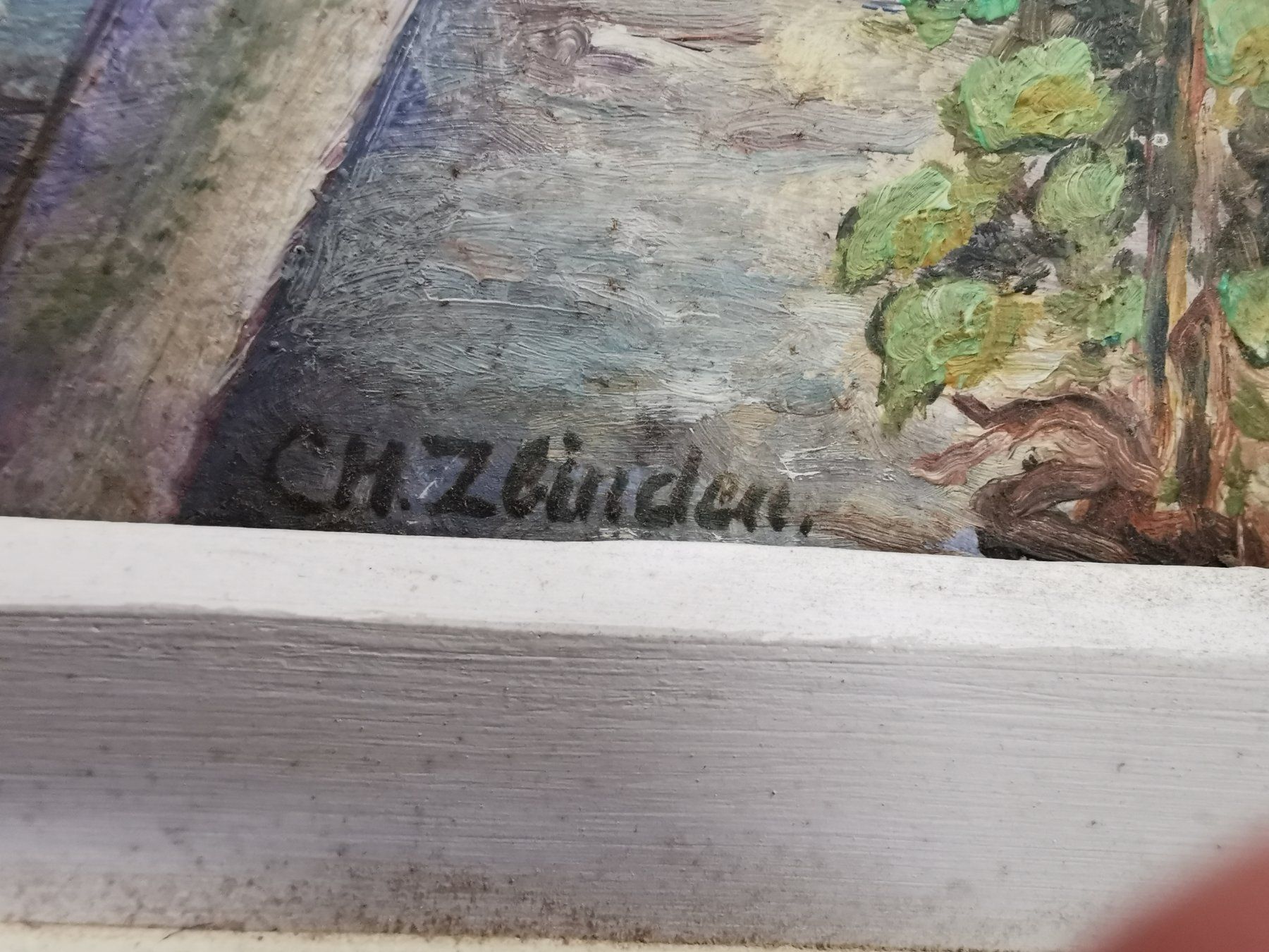 Gemälde: HUILE SUR PANNEAU SIGNÉE – Gebraucht aus Genève von Qanil77 3