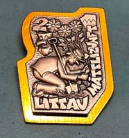 Fasnachtsplakette Littau 2000 Gold Mättli-Zunft Littau