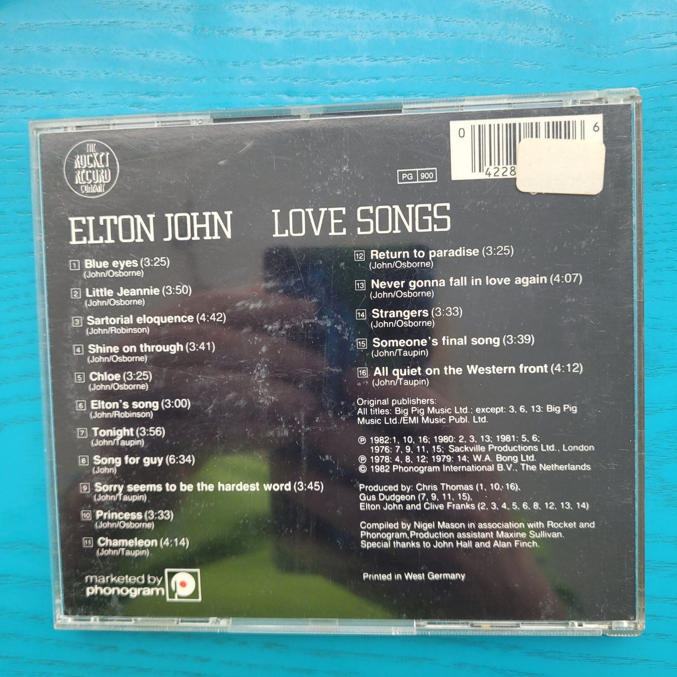 CDs: Elton John- Love Songs – Gebraucht aus SCHÜBELBACH von CoKaHa 1