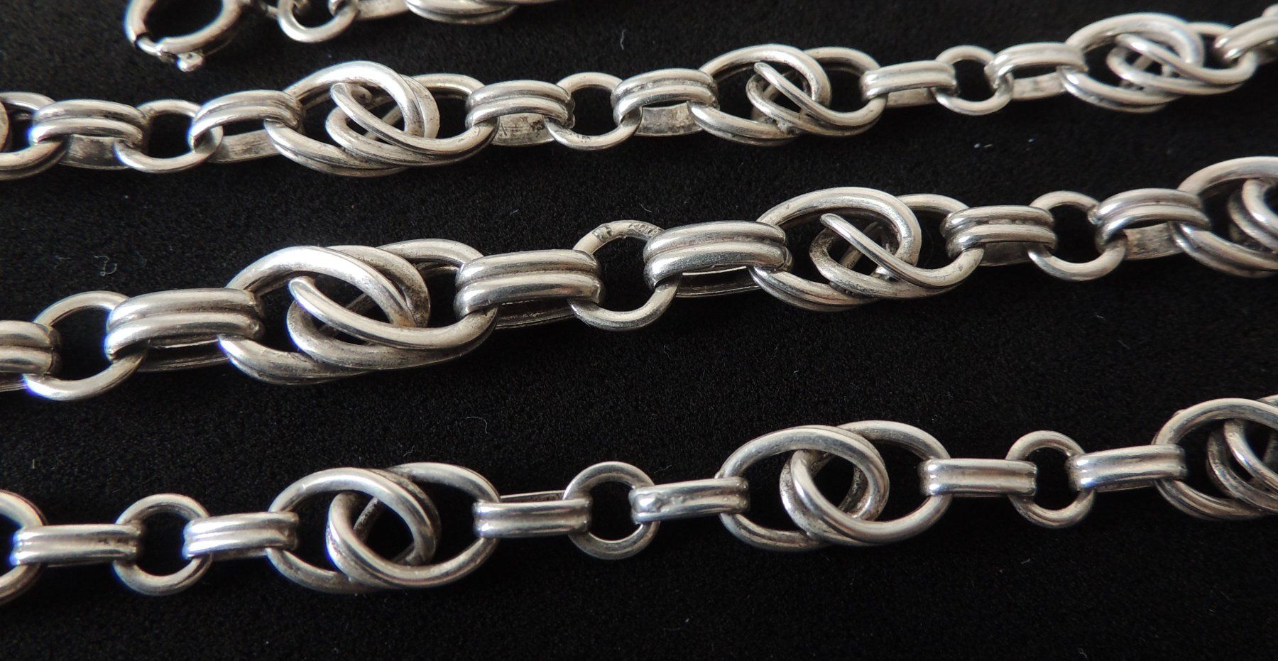Catenine: Silber 835 Halskette 53 cm – Usato da Waldenburg venduto da schaller707 2