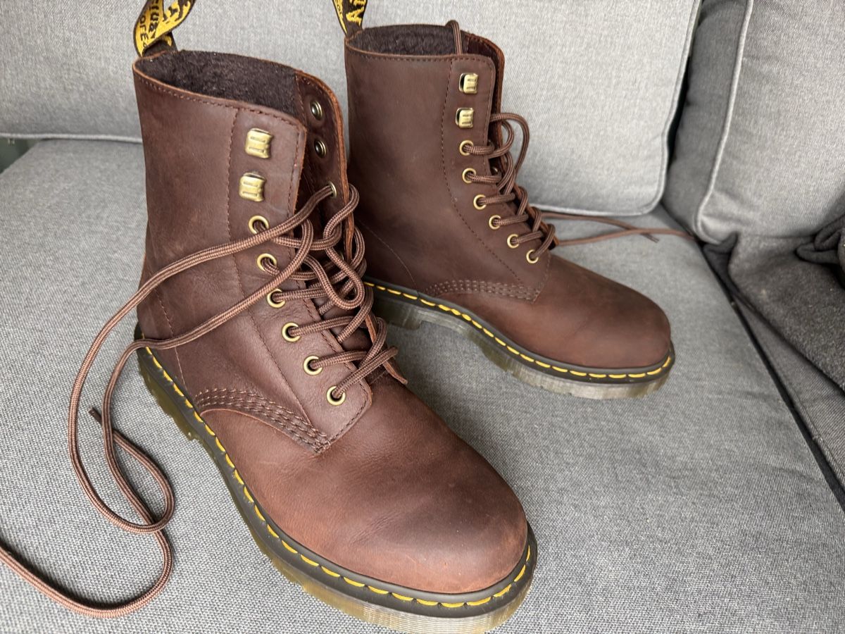 Dr. Martens Damenschuhe: Dr.Martens Boots Leder Braun – Neu (gemäss Beschreibung) aus Fällanden von Caramel7 1