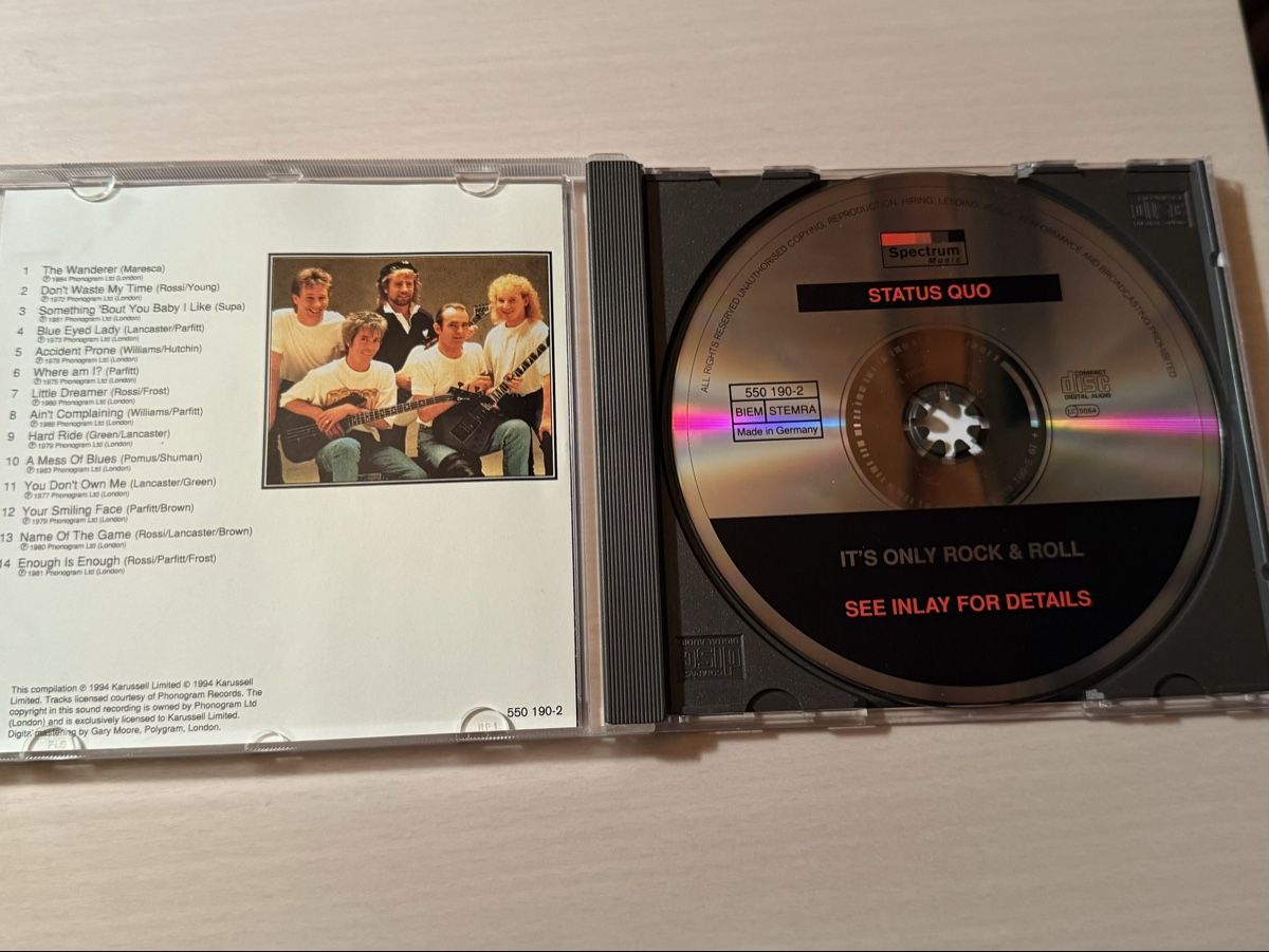 CDs: Status Quo CD "It's Only Rock & Roll" Klassiker! – Gebraucht aus Oberried Brienz von Chyara 2