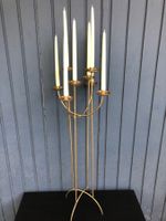 Kerzenständer Kerzenleuchter Metall goldfarben 8-armig 100cm