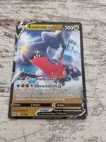 Pokémon Karte Knakrack V 117/189 Basis guter Zustand