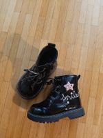 Bottines enfant noir verni motif étoile taille 21