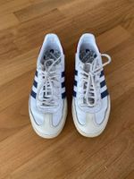 Adidas Spezial Leder-Sneaker weiss blau rot Gr. 37.5