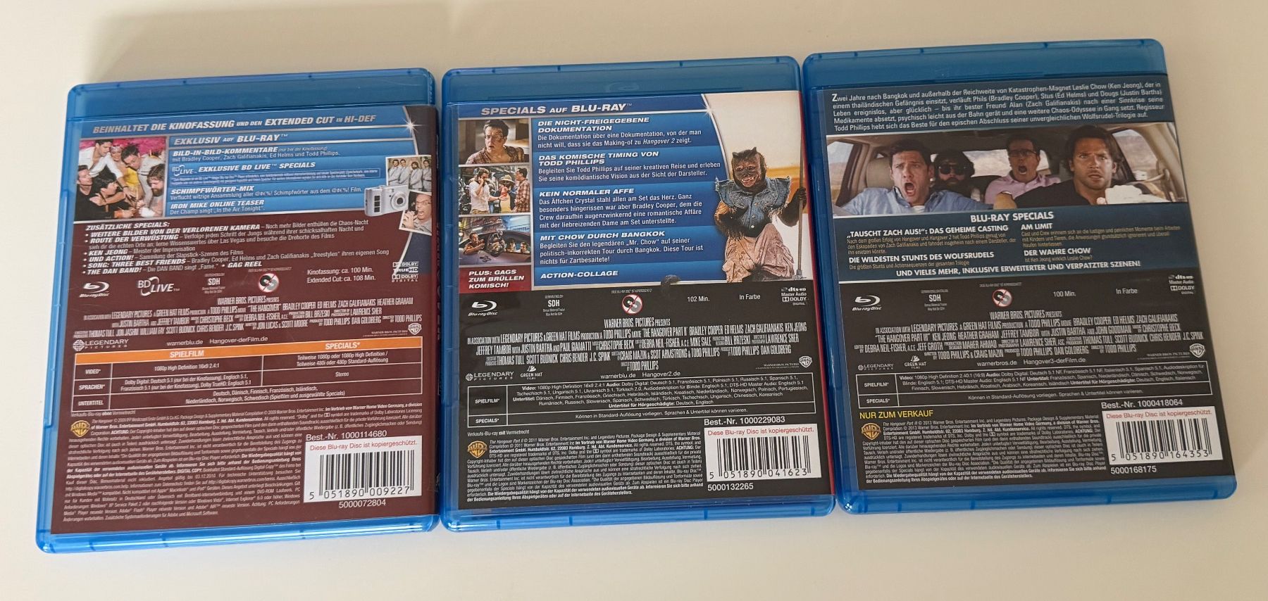 Alle DVDs: Blu-ray Filme Hangover 1, 2, 3 – Gebraucht aus Altstätten SG von sheamus 1