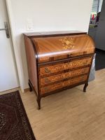 Sekretär mit Intarsien Holz drei Schubladen gebraucht