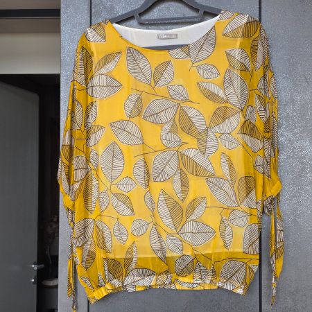 🐸 NILE BLUSE SEIDE - VISKOSE TOP ZUSTAND OBERTEIL