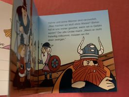 2 Mini-Bücher Wickie + Strupp findet heim Bü1