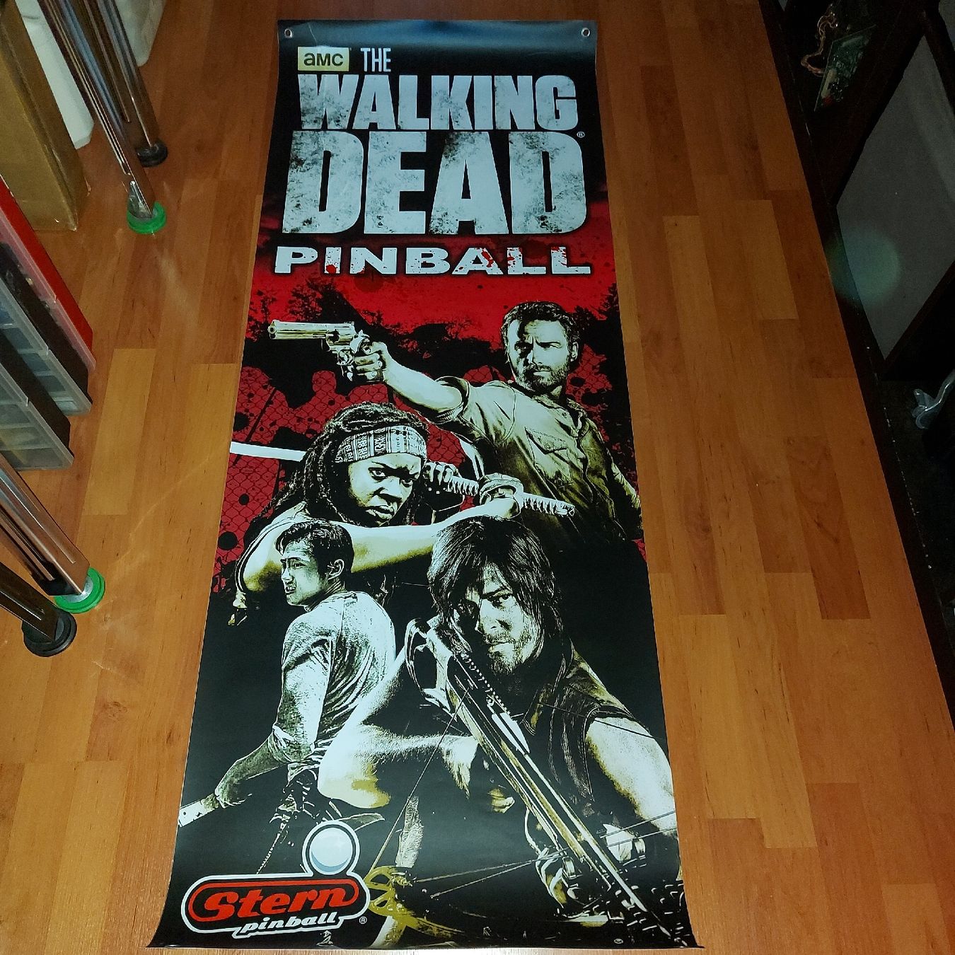 Stern Pinball Flipper: Banderole ipper flipperkasten  the walking dead – Usato da St-Imier venduto da fmx666