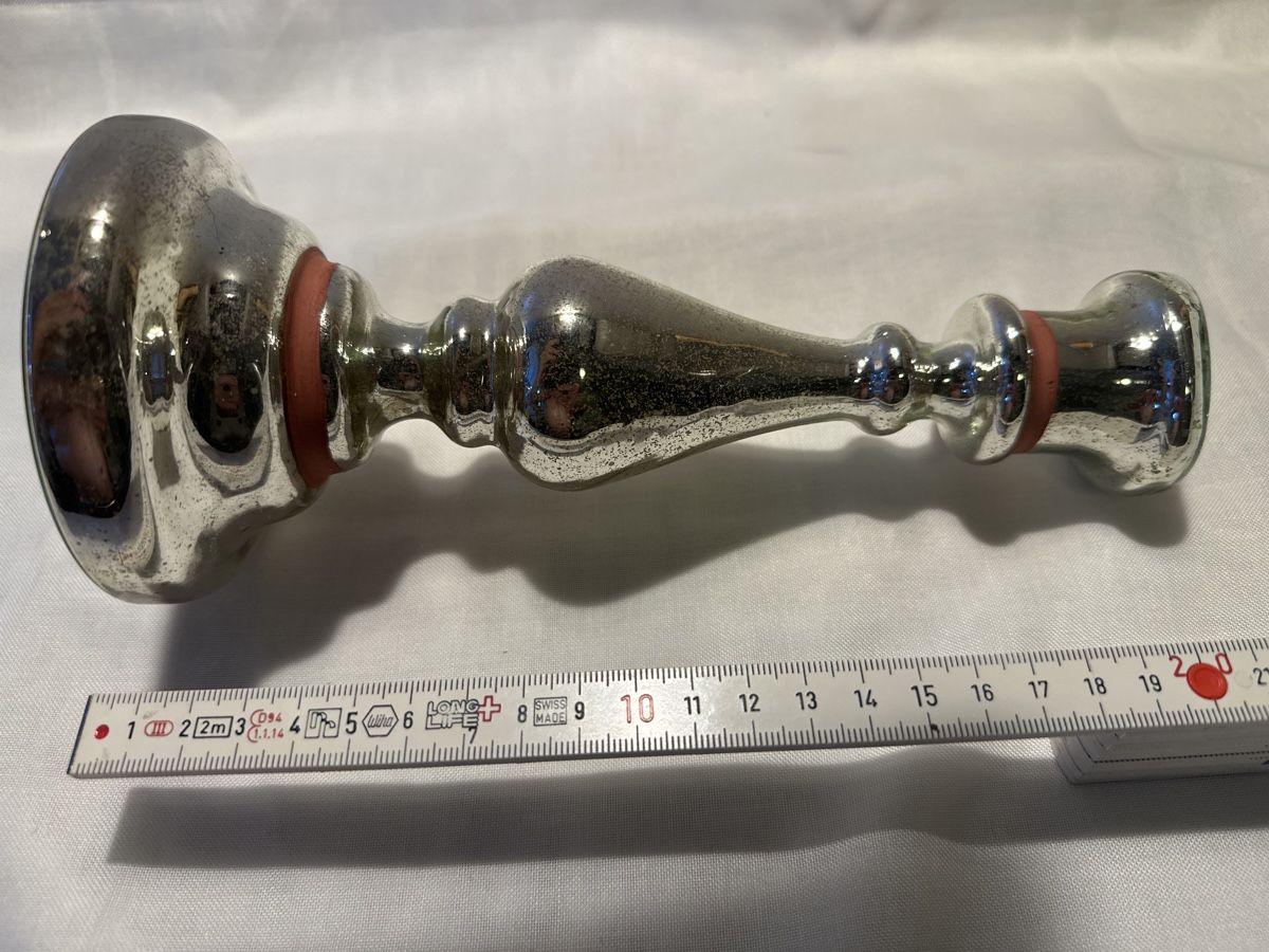 Portacandele: Silberner Kerzenständer, Vintage, 22cm Bauernsilber – Usato da Zürich venduto da Chaeffeler 2
