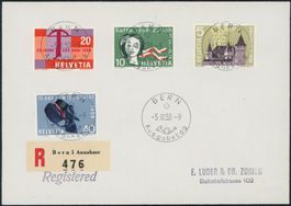 1958 - Werbemarken - FDC Ersttag Voll Stempel ET· dt - Luder