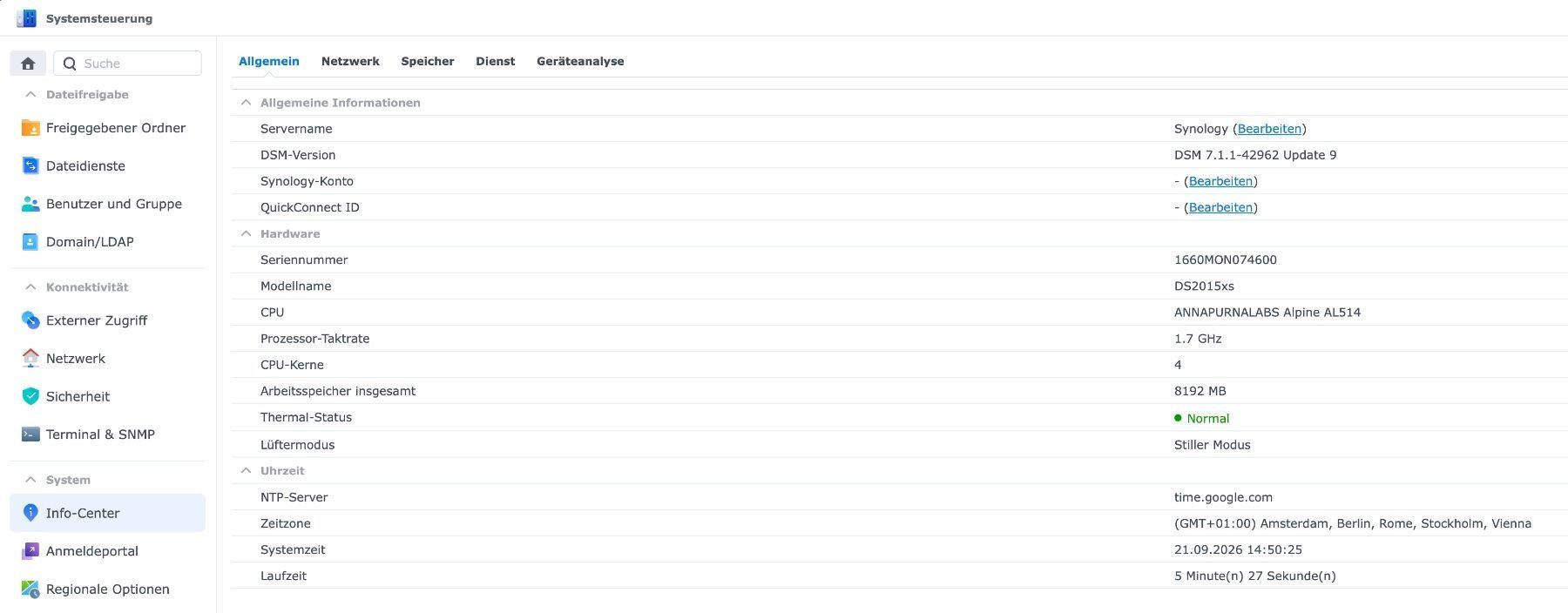 Synology Server: Synology DS2015xs – Gebraucht aus Pratteln von HMW-Solutions 4