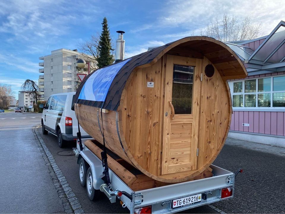 Sauna & Accessori: Mobile Fasssauna zu vermieten – Usato da Amriswil venduto da HannemannMediaAG