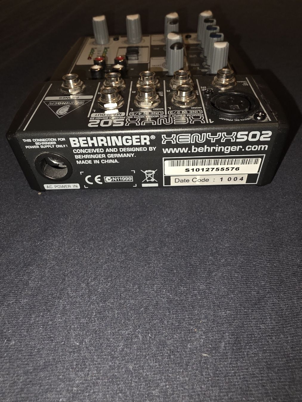Behringer Console di mixaggio: Behringer XENYX 5fach Analogmixer – Usato da Zofingen venduto da saroman88 3