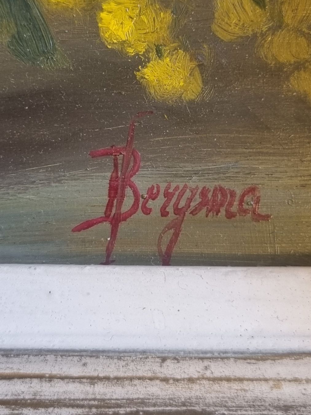 Dipinti: Original Ölgemälde Blumen Kunst signiert Bergsma – Usato da Scharnachtal venduto da devin03 2