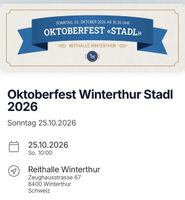 OktoberfestStadel Winterthur🍻4Ticket Galerie +AperoPlatte🥨