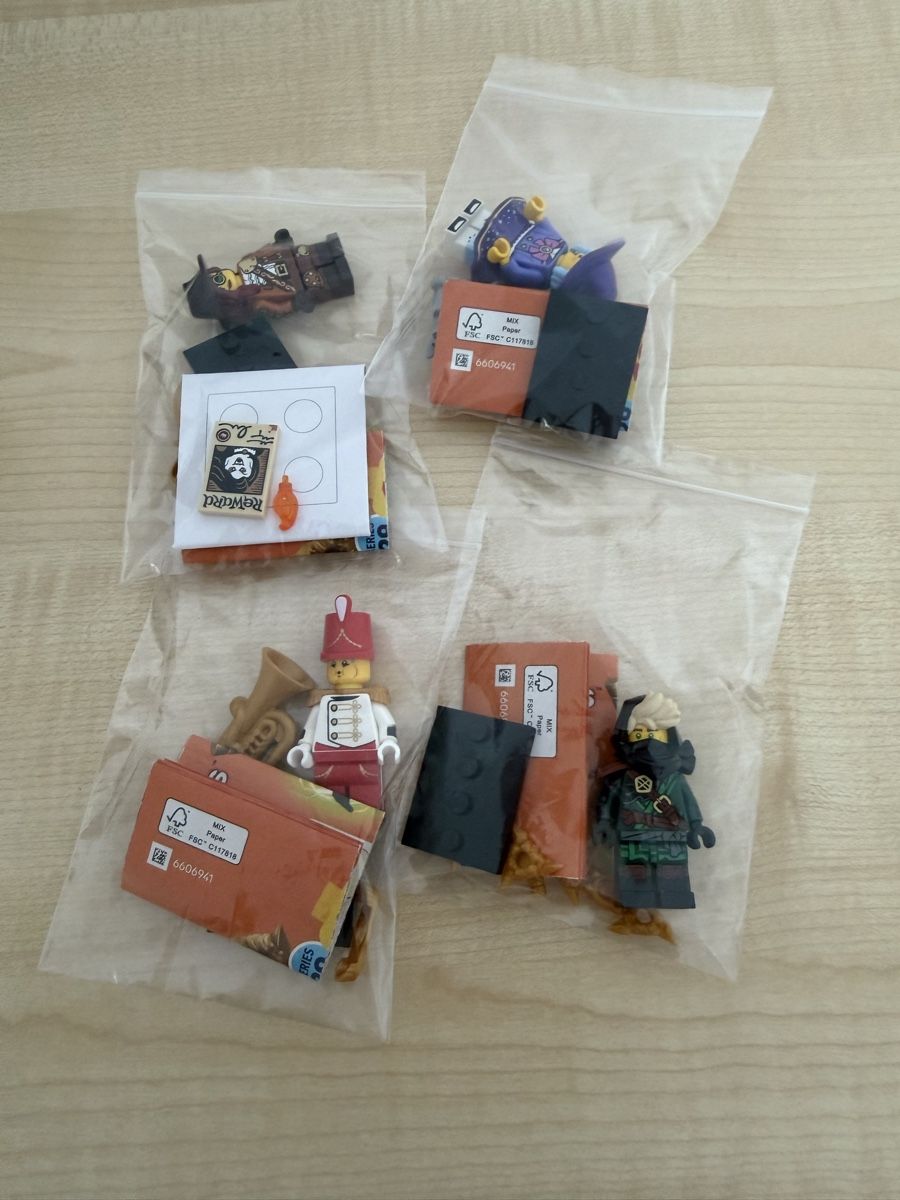 Lego Statuette: Minifiguren Serie 29 (4 Stück) – Nuovo (secondo la descrizione) da Schwarzenburg venduto da Schrepfer