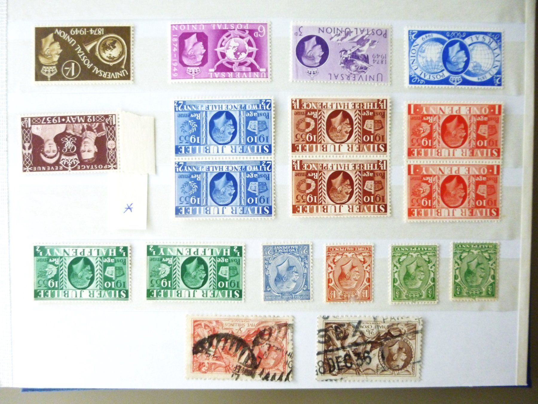 Alle Briefmarken: GB / ENGLAND - Lot ältere Marken – Gebraucht aus Uster von schepus23 1