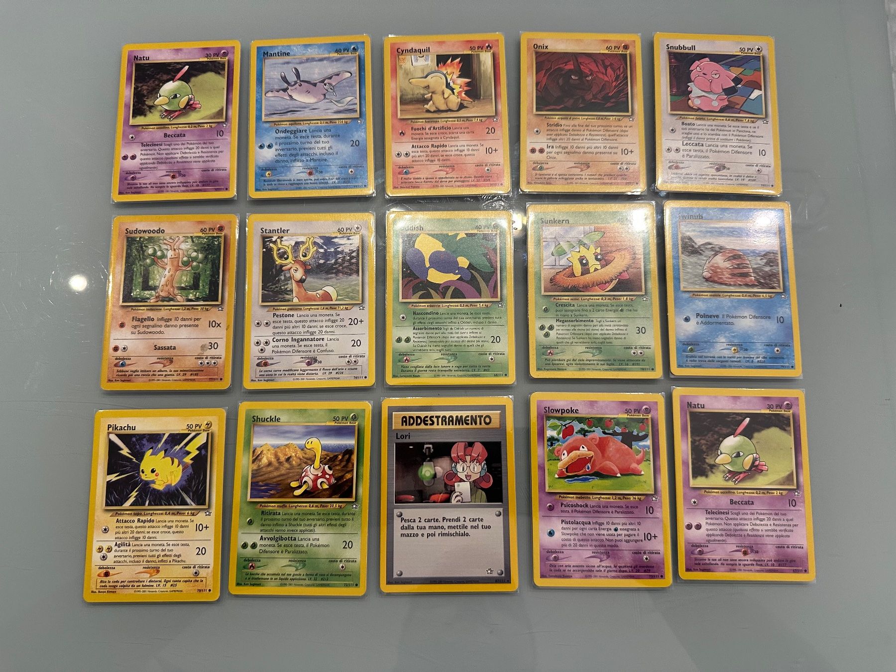 Pokémon Carte collezionabili: Pokemon Neo Genesis - 2001 Karten – Usato da Roveredo GR venduto da KadoShop