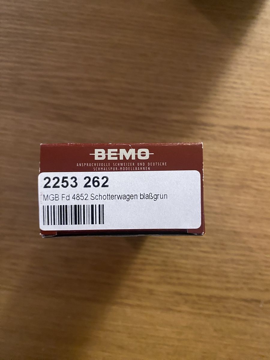 Bemo Modellini di ferrovie: Bemo Schotterwagen – Nuovo e nell'imballaggio originale da Alpnach Dorf venduto da cam_6lp5 4