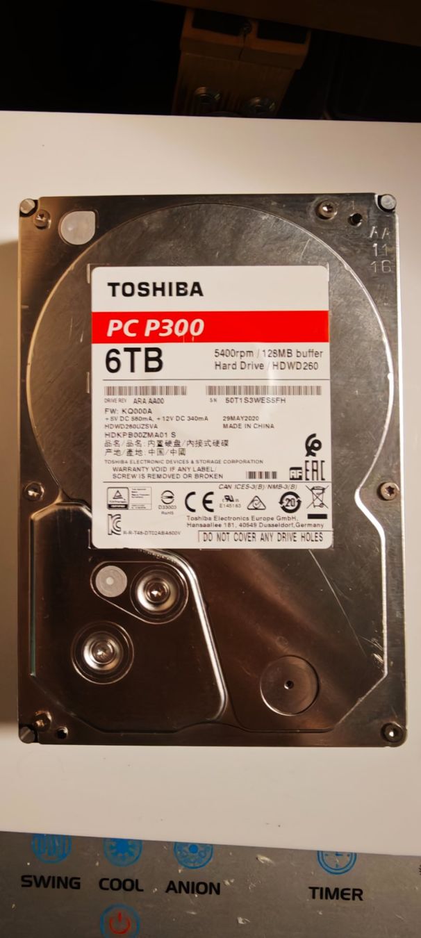 Toshiba Dischi rigidi: 6TB Toshiba – Usato da Rieden SG venduto da wer_yqc2