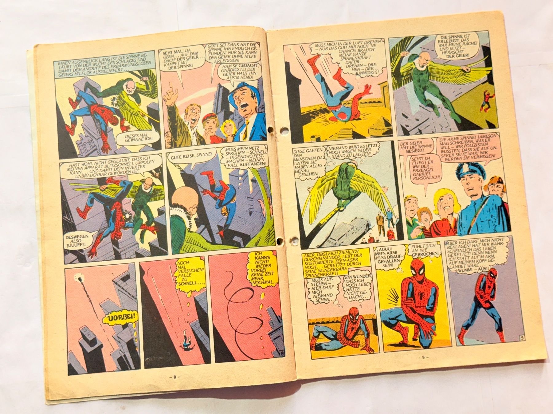 Fumetti: Die Spinne Marvel Comic-Nr.10 -Vintage-Superhelden-Klassi... – Usato da Zuerich venduto da SonderArt-Wertgut 5