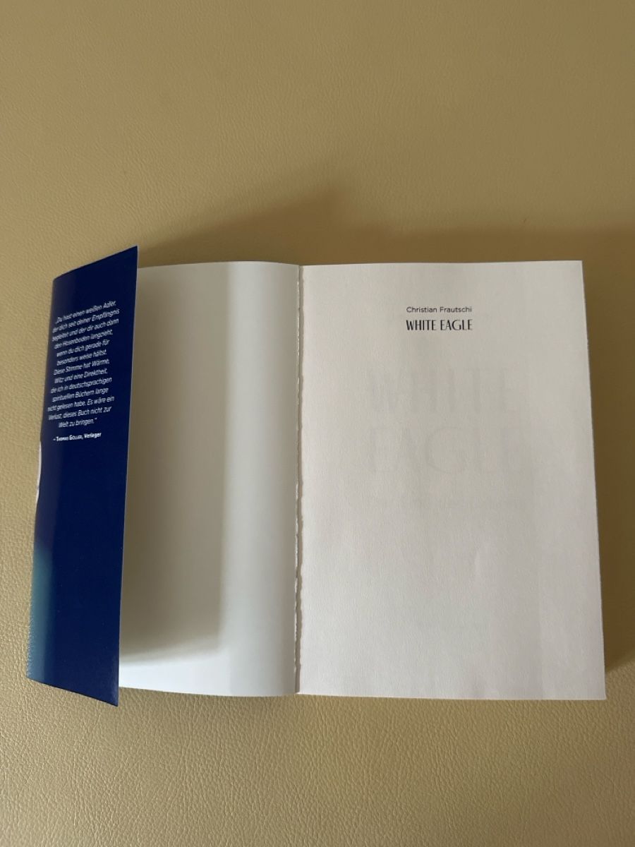 Bücher: Buch White Eagle Christian Frautschi – Gebraucht aus Herrliberg von Fips71 2