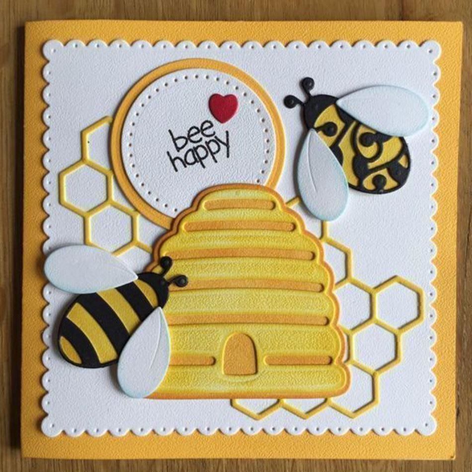 Schablonen: BIENENHAUS STANZSCHABLONE – Neu und originalverpackt aus Affoltern am Albis von scrapbooking 1