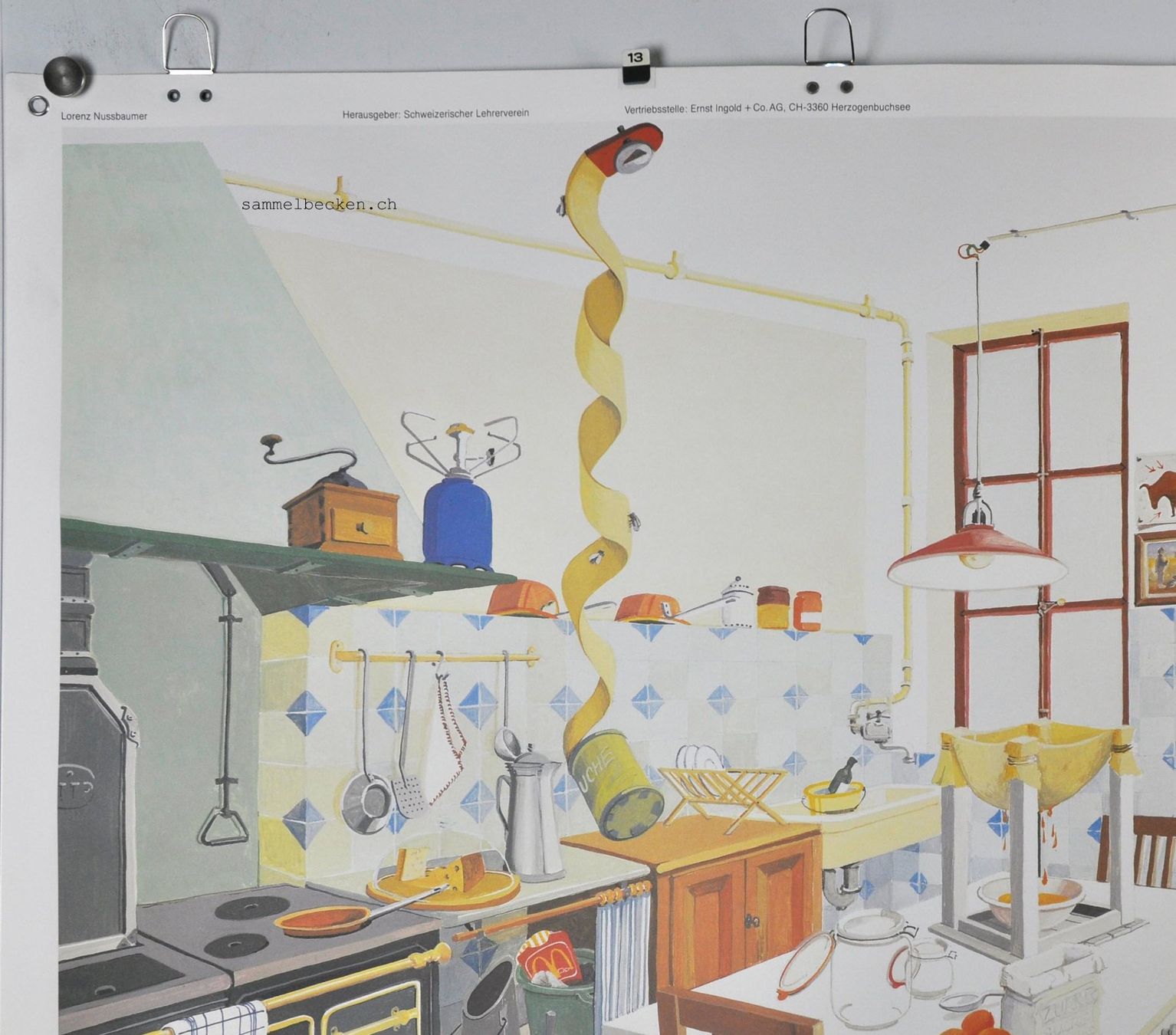 Foto & Immagini: Schulwandbild "Küche" von Lorenz Nussbaumer  @budda – Usato da Härkingen venduto da sammelbecken 1