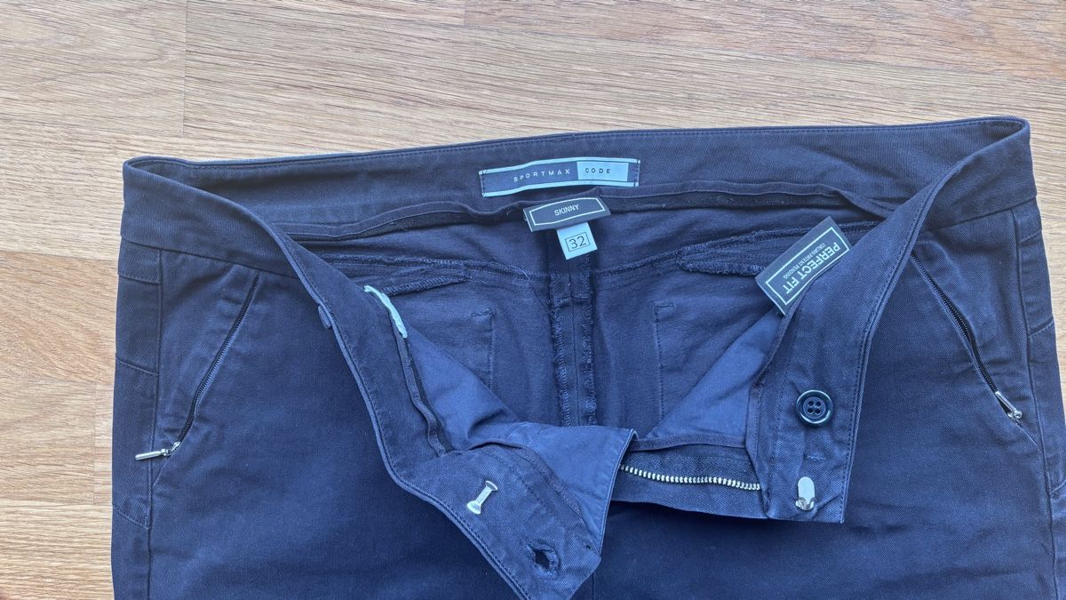 Max Mara Pantaloni: Hose Sportmax, Gr. 38, dunkelblau – Usato da Basel venduto da Defne 2