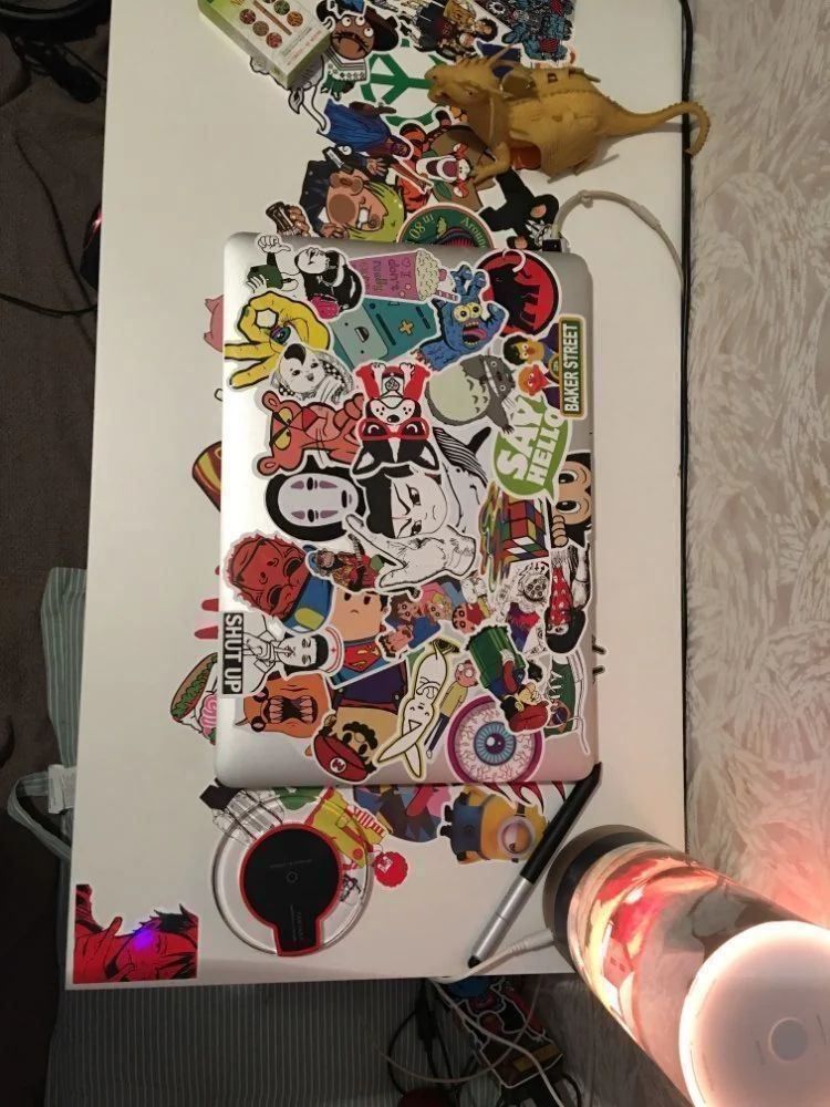 Sticker: 200 Sticker Aufkleber gemischt – Nuovo e nell'imballaggio originale da Winterthur venduto da Neilpryde01 6