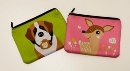 Lot de 2 pouchs/trousses McDonald’s en néoprène 22.5 x 17 cm