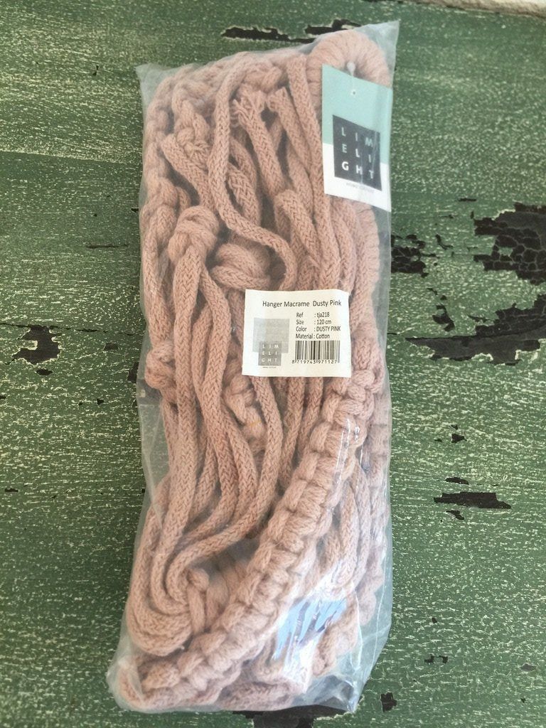Vasi per fiori: Makramee für Blumen Farbe rose – Nuovo e nell'imballaggio originale da Kirchdorf AG venduto da coco123 1
