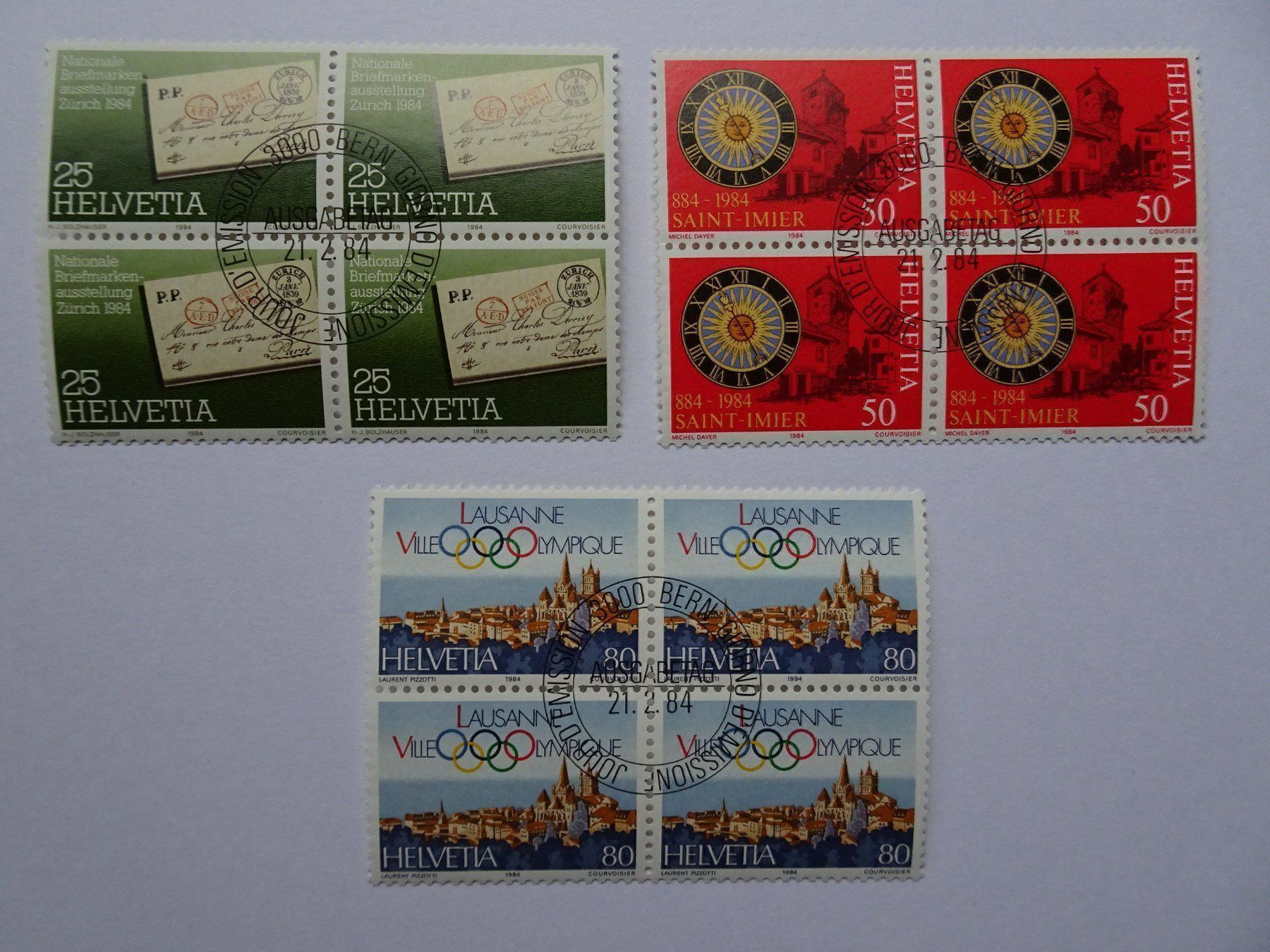 Tous les timbres: 1984 – Neuf (Voir description) à Aadorf par Chnorli-Furz