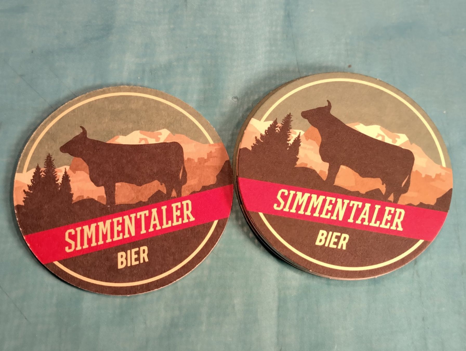 Untersetzer: 10 Untersetzer SIMMENTALER BIER – Neu (gemäss Beschreibung) aus Bellach von JingleCherry 2