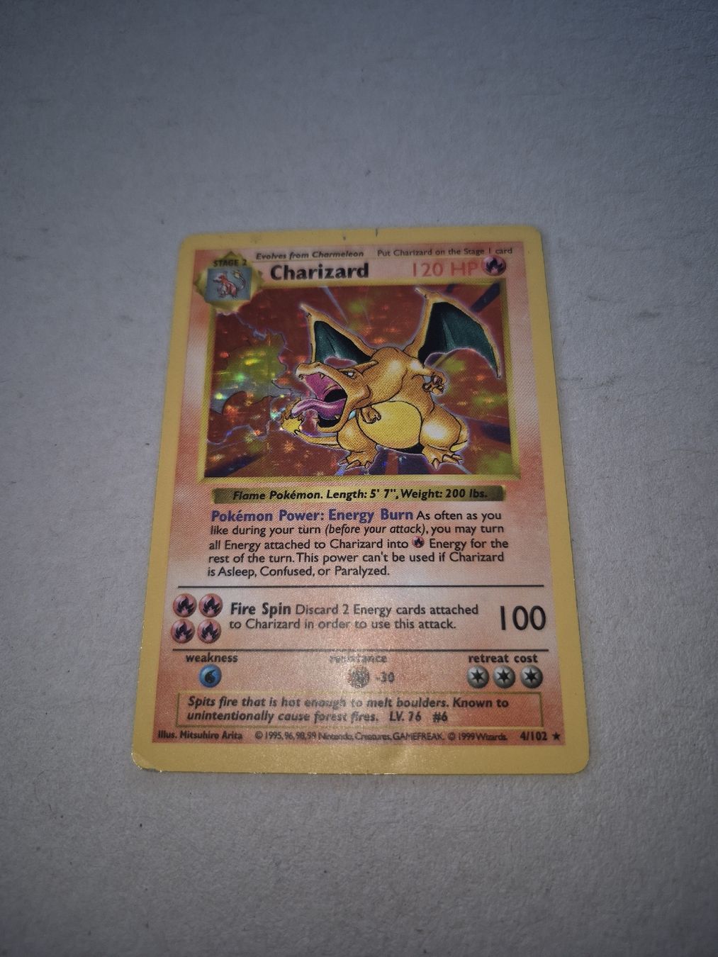 Pokémon Carte collezionabili: Shadowless Charizard Holo - Base Set Pokemon – Usato da Steinen venduto da Luca_somi 1
